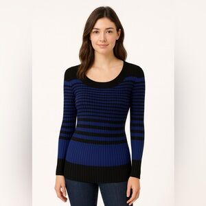 Retro Y2K sexy striped sweater